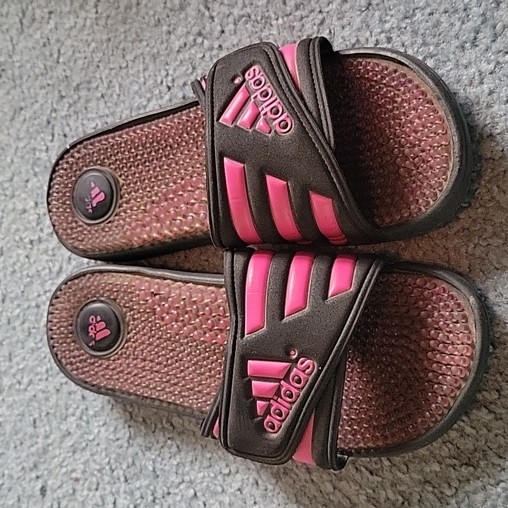 Pink Adidas Sandals